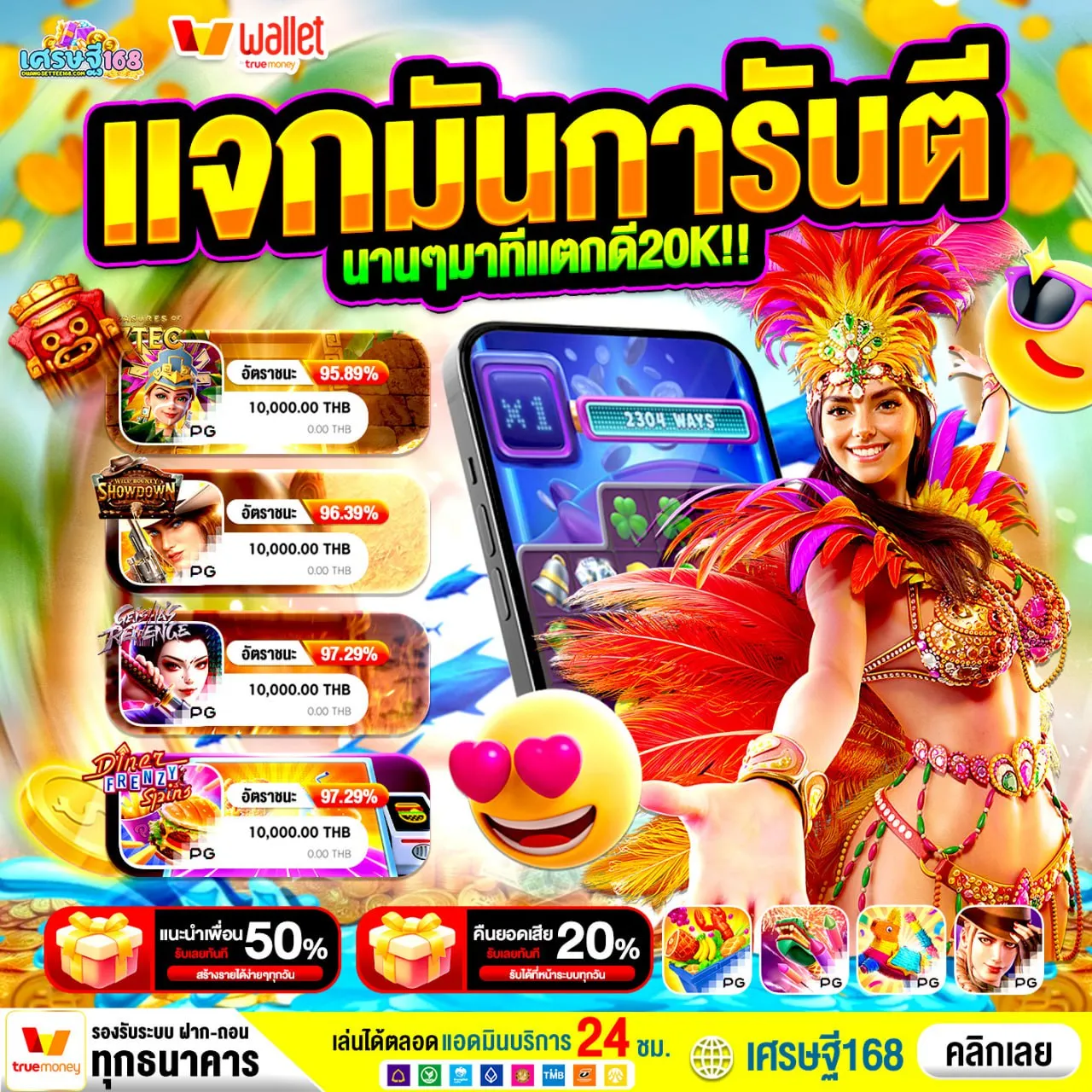 ความหมายของโปร ฝาก 20 รับ100 wallet