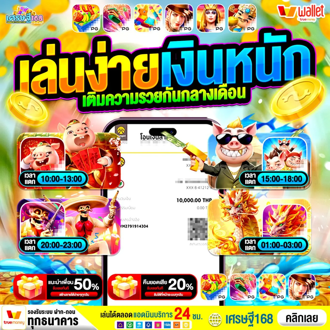 เงื่อนไขของโปร ฝาก 20 รับ 100 ทํา ยอด 300 ถอนได้ 200